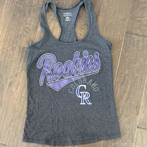 Rockies Women's Charcoal Tank Top